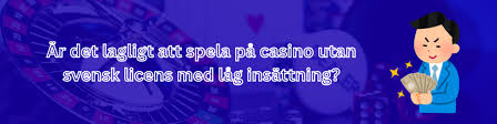 Minsta Insättning Casino Utan Svensk Licens - En Guide till Bästa Alternativen